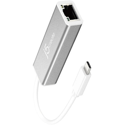 j5create Adaptador USB-C a Ethernet RJ45 Gigabit Aluminio 1 Gb/s