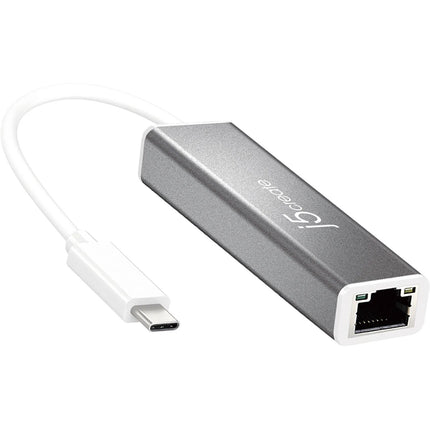 j5create Adaptador USB-C a Ethernet RJ45 Gigabit Aluminio 1 Gb/s