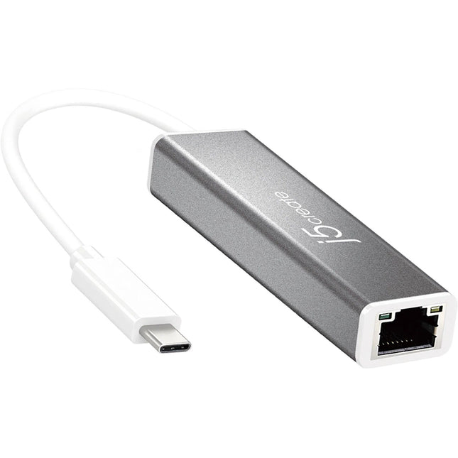 j5create Adaptador USB-C a Ethernet RJ45 Gigabit Aluminio 1 Gb/s