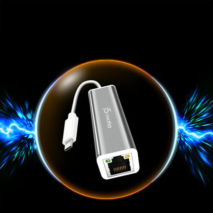 j5create Adaptador USB-C a Ethernet RJ45 Gigabit Aluminio 1 Gb/s