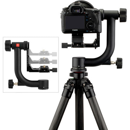Oben GH-30 Cabezal Gimbal 44 lb Capacidad Arca-Type Compatible 9 pulgadas Alto