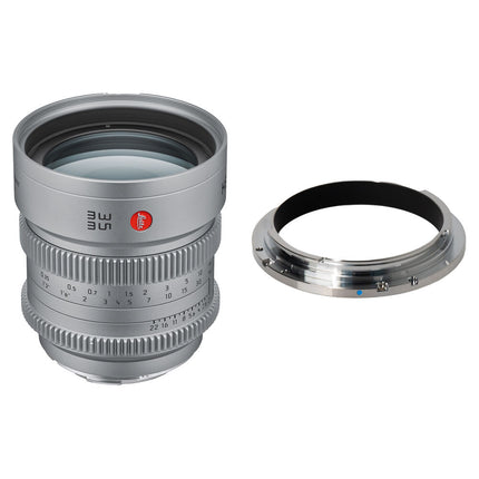 Leitz Cine HEKTOR 35mm T2.1 Lente para Montura Sony E y Canon RF con Apertura T2.1 y 120° Rotación de Enfoque