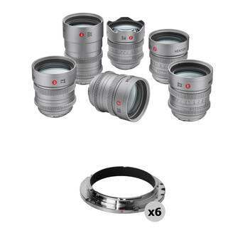 Leitz Cine HEKTOR T2.1 Lentes Cine 6-Lens Set Sony E L-Mount Petzval Efecto