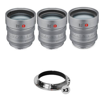 Leitz Cine HEKTOR T2.1 3-Lens Set Lentes 25/50/73mm Efecto Petzval Suave