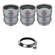 Leitz Cine HEKTOR T2.1 3-Lens Set Lentes 25/50/73mm Efecto Petzval Suave