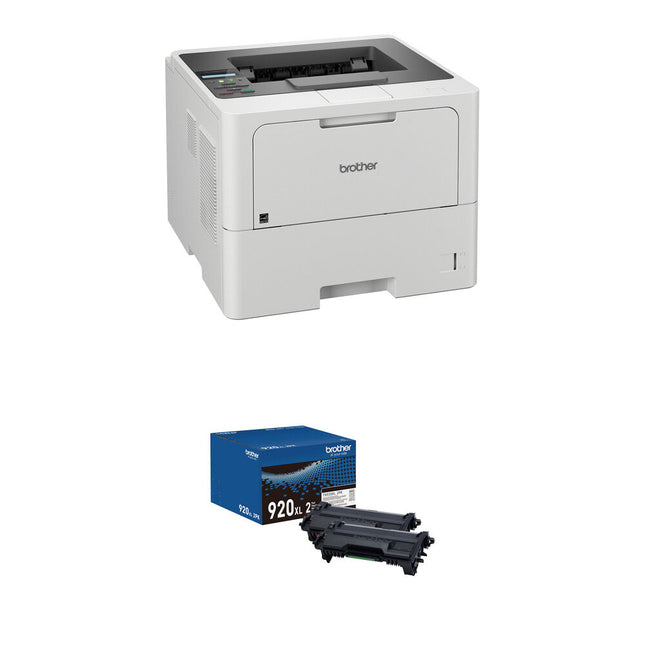 Brother HL-L6210DW Impresora Láser Monocromo 50 ppm 1200 x 1200 dpi con 2 Toner TN920XL