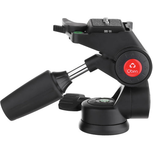 Oben PD-117 Cabezal 3-Vías para cámara Capacidad 8 kg Panning 360°