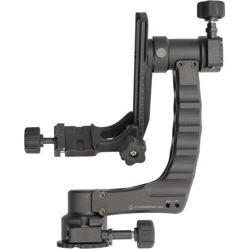 ProMediaGear Katana Cabezal Trípode Gimbal Profesional Capacidad 150 lb Nivel Integrado