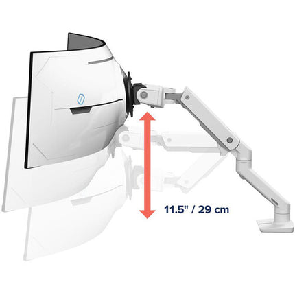 Ergotron HX Soporte para Monitor Blanco Hasta 57 Pulgadas 37.5 lb Capacidad