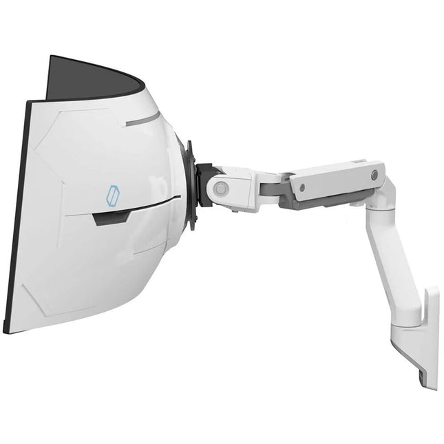 Ergotron HX Brazo de Pared para Monitor Curvo Profundidad 9.1-13.8" Blanco