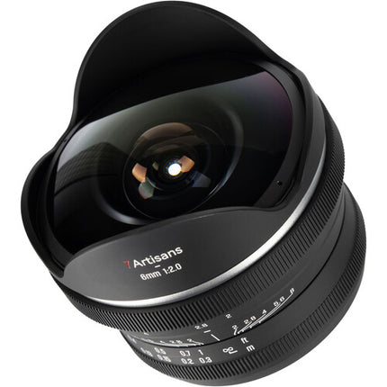 7Artisans 6mm f/2 Lente Ojo de Pez para Micro Cuatro Tercios APS-C 220°
