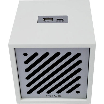 Tivoli Boutique Altavoz Bluetooth Blanco Plata Bluetooth 5.1 Speaker 3" Driver