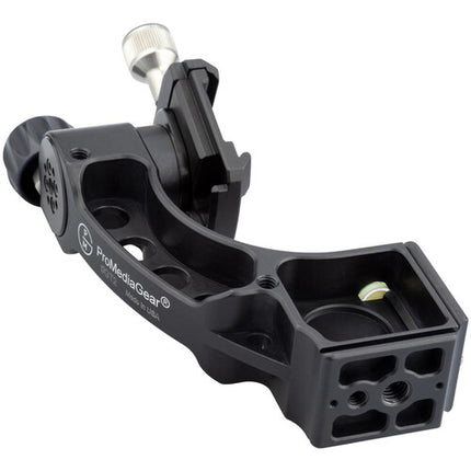 ProMediaGear GT2 Tomahawk V2 Adaptador Gimbal para Cabezas Bola 50 lb 7 pulgadas