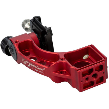 ProMediaGear GT2R Tomahawk V2 Cabezal Gimbal para Rótulas 50 lb Rojo