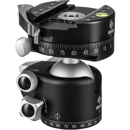 Really Right Stuff BH-40 Cabeza de Bola Capacidad 18 lb Altura Máx 3.7" con Abrazadera Giratoria