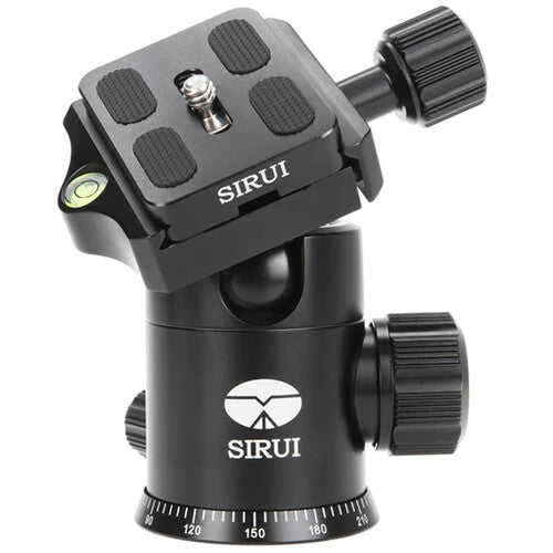 Sirui E-20 Cabezal esférico con placa TY-50E capacidad 12 kg altura 10 cm