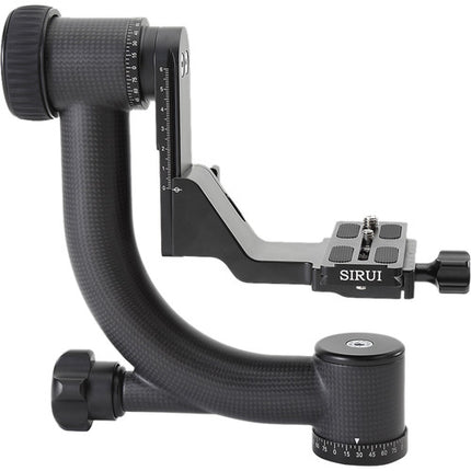 Sirui PH-20 Cabezal Gimbal Fibra de Carbono Incluye Placa de Liberación rápida
