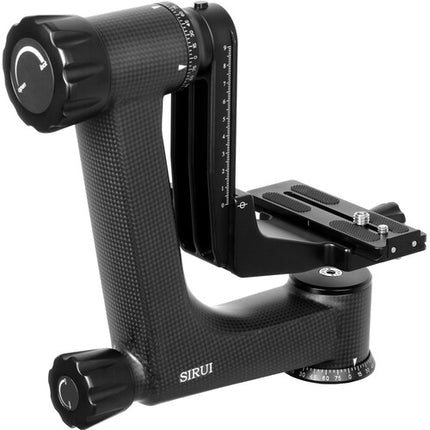 Sirui PH-30 Cabezal Gimbal de Fibra de Carbono Capacidad 25 kg Altura 25 cm Plataforma Ajustable