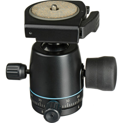 SLIK SBH-808DQ Cabezal esférico con placa QR carga 5 kg altura 13 cm