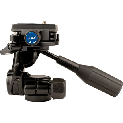 SLIK SH-747 Cabezal Pan-Tilt 3 Vías con Liberación Rápida Arca Tipo 15.4 lb 4.6"
