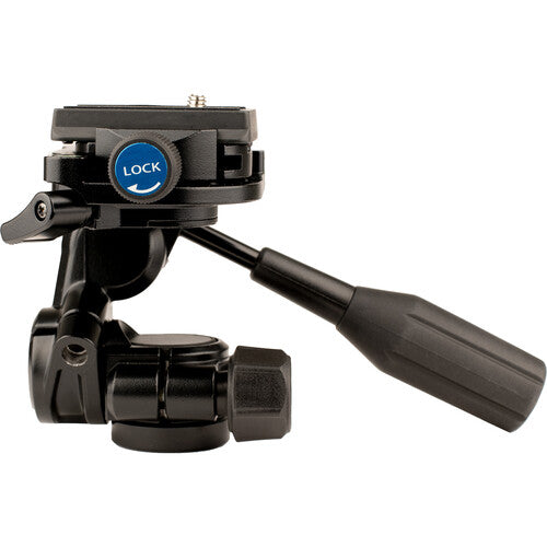 SLIK SH-747 Cabezal Pan-Tilt 3 Vías con Liberación Rápida Arca Tipo 15.4 lb 4.6"