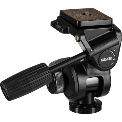 SLIK SH-807E Cabezal Pan/Tilt 3 Vías Capacidad 10 kg Altura 15 cm
