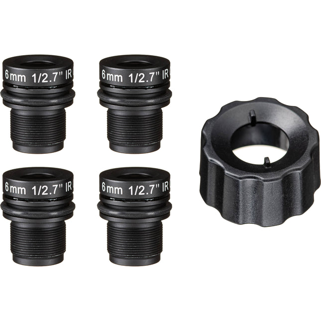 Axis Communications lente fijo 6mm para sensores F1005-E y FA1105 4 unidades