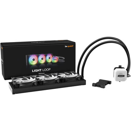 be quiet! Light Loop 360mm Refrigerador Líquido CPU ARGB Triple Ventilador 120mm 2100 rpm
