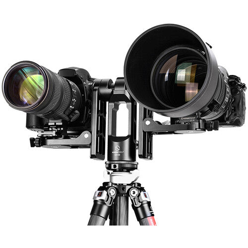 Sunwayfoto GH-03+ Cabezal Gimbal Dual Capacidad 30kg Altura 16cm