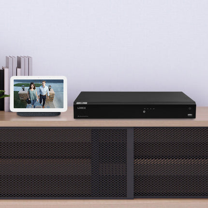 Lorex Fusion Series N864A64B NVR 16 Canales 4K UHD 4TB HDD 16 Puertos PoE