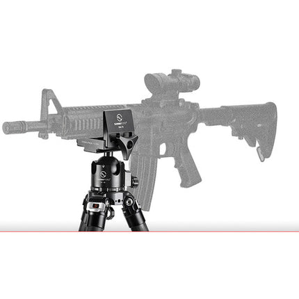 Sunwayfoto XB-25 Cabezal Esférico Bajo Perfil 66 lb con Abrazadera SM-76