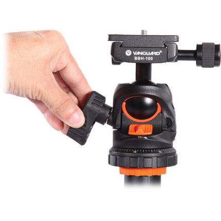 Vanguard BBH-100 Cabezal de Bola de Magnesio Soporte hasta 22 lb con QS-60 Quick Shoe