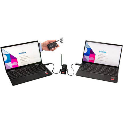 Dsan PerfectCue Micro Sistema con Luz de Señal Ultracompacta y Transmisor Inalámbrico PC-AS2 250ft Alcance