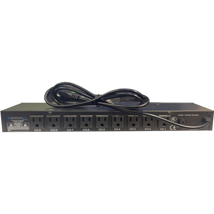 Technical Pro SURGE9 Regleta para Rack 9 Tomas Puerto USB 5V Cable 1 2m