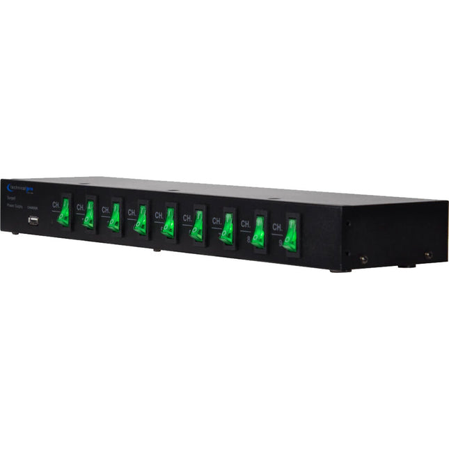 Technical Pro SURGE9 Regleta para Rack 9 Tomas Puerto USB 5V Cable 1 2m