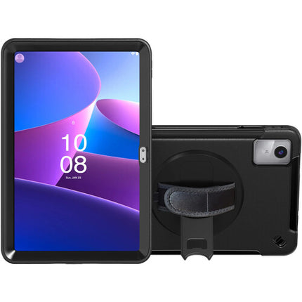 Funda Protectora CTA Digital para Tablet Lenovo K11 con Soporte Giratorio 360° y Correa Ajustable