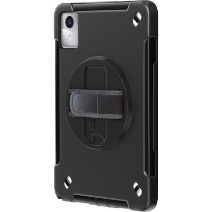 Funda Protectora CTA Digital para Tablet Lenovo K11 con Soporte Giratorio 360° y Correa Ajustable