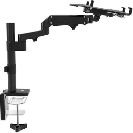 CTA Digital Soporte de Escritorio Articulado para Portátiles 7-15 Pulgadas con Ventilador USB Integrado