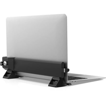 CTA Digital Soporte de Seguridad Ajustable para Laptops 12.2 a 17 Pulgadas con Cable y Llave