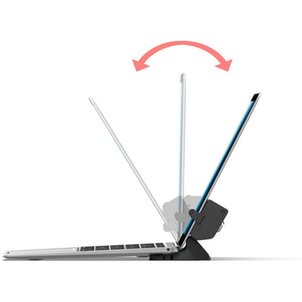 CTA Digital Soporte de Seguridad Ajustable para Laptops 12.2 a 17 Pulgadas con Cable y Llave