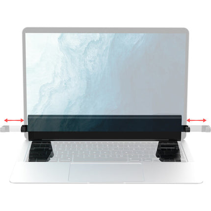 CTA Digital Soporte de Seguridad Ajustable para Laptops 12.2 a 17 Pulgadas con Cable y Llave