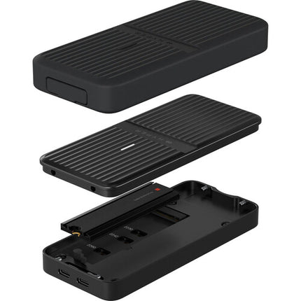 HYPER HyperDrive Next USB4 NVMe M.2 PCIe Caja SSD 80Gb/s IP55 Con Cable