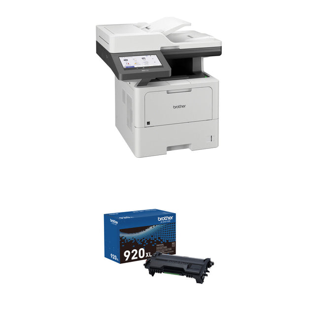 Brother MFC-L6810DW Impresora Láser Monocromo Todo en Uno 52 ppm 620 Hojas con TN920XL