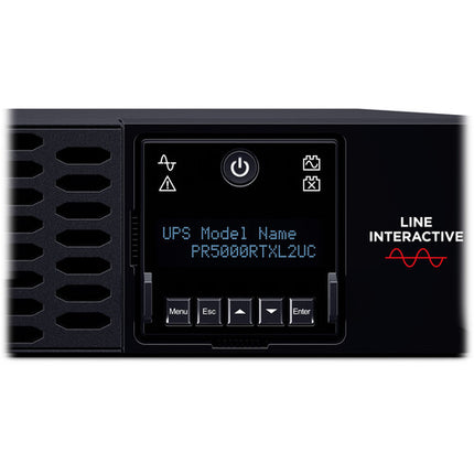CyberPower PR5000RTXL2UC UPS Convertible Rack Torre 5000VA 2430J Surge