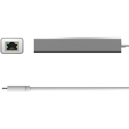 j5create Hub USB-C con 3 Puertos USB-A 3.0 y Ethernet RJ45 Gigabit