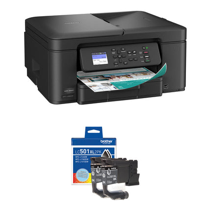 Brother Work Smart MFC-J1360DW Impresora multifunción tinta color Wi-Fi 1200x6000 dpi con cartuchos LC501XL2PK