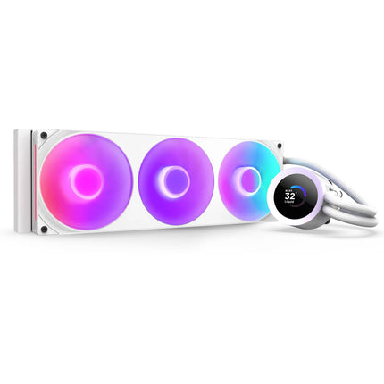 NZXT Kraken Plus 360 RGB Refrigeración Líquida CPU 360mm 3 Ventiladores RGB Blanca