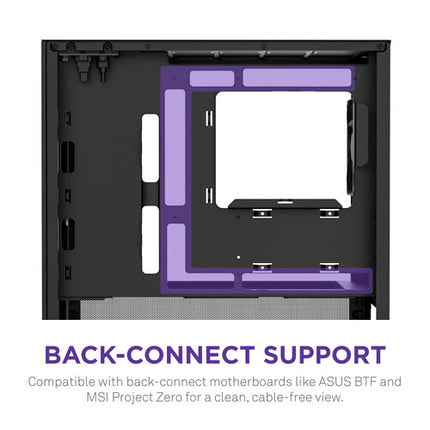 NZXT H3 Flow Caja Micro-ATX Negra Soporta Radiador 280mm y GPU 14.8"