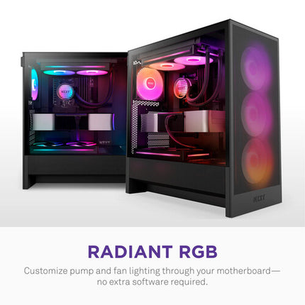 NZXT Kraken Core 240 RGB Refrigeración Líquida CPU 240mm PWM Fans