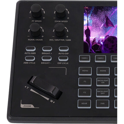 Tenveo KB200 MAX Controlador de Cámara con Pantalla LCD 5" y 7 Botones de Selección